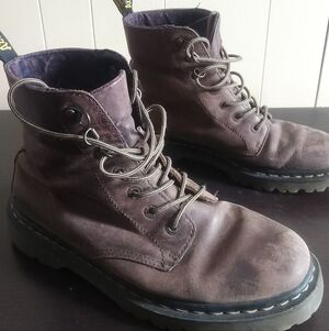 Dr. Martens Men's Brown Leather Boots
